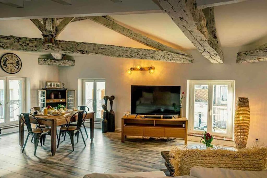 Appartement Cocooning, Climatise, Au Coeur D'Agen Eksteriør billede